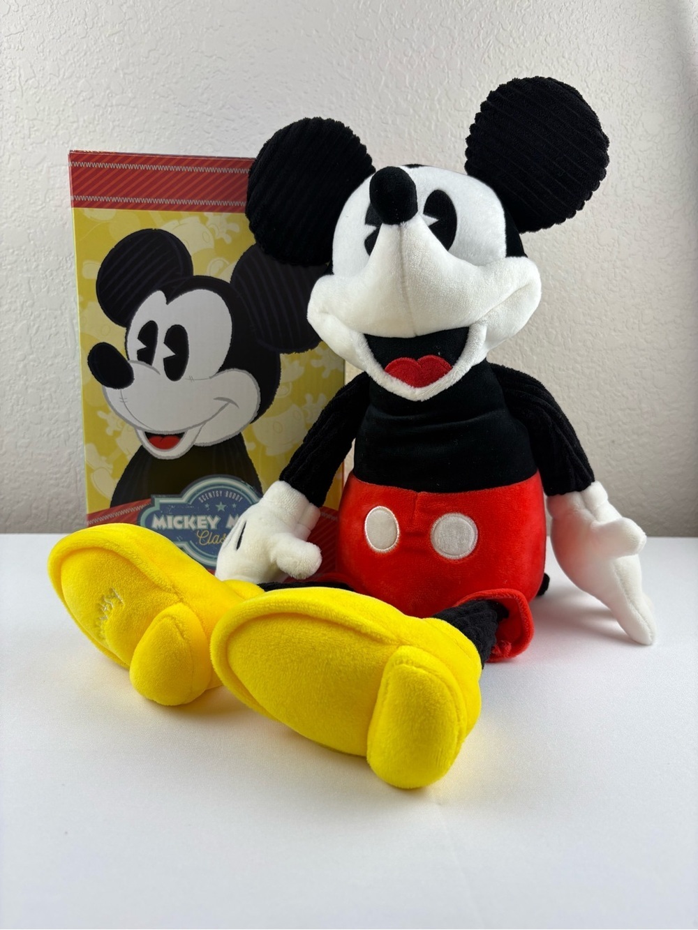 NEW Scentsy Disney Mickey Mouse Classic Buddy Plush Toy in its Original Box